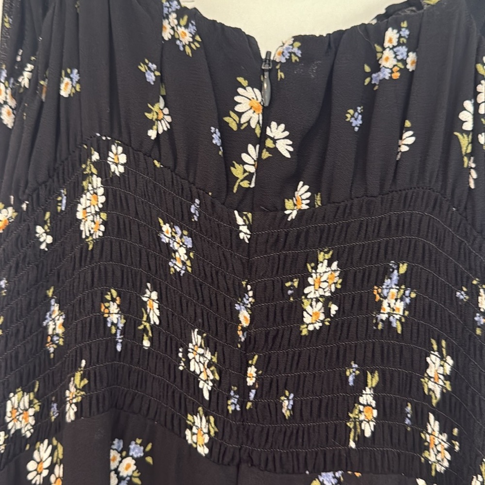Reformation Floral Black Maxi Dress - Picture 6 of 10